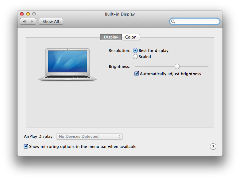 Manual Adjut Of Mac Monitor Light